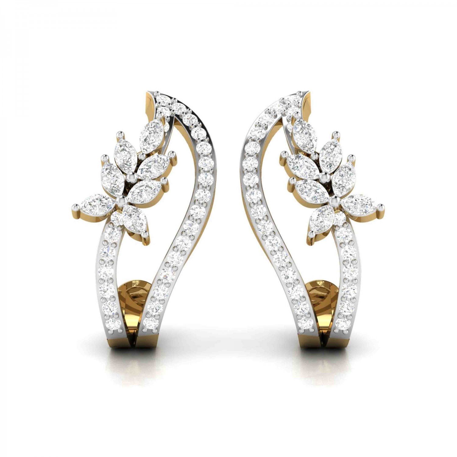 Sarah Aroha Diamond Hoops