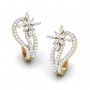 Octavia Snow Diamond Hoops