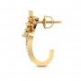 Octavia Snow Diamond Hoops