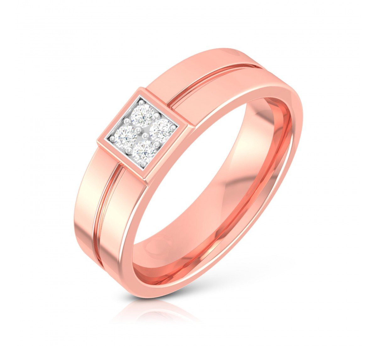 Rose Diamond Band