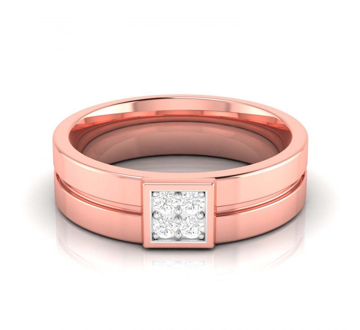 Rose Diamond Band