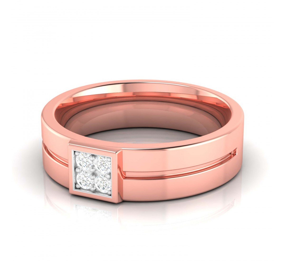 Rose Diamond Band