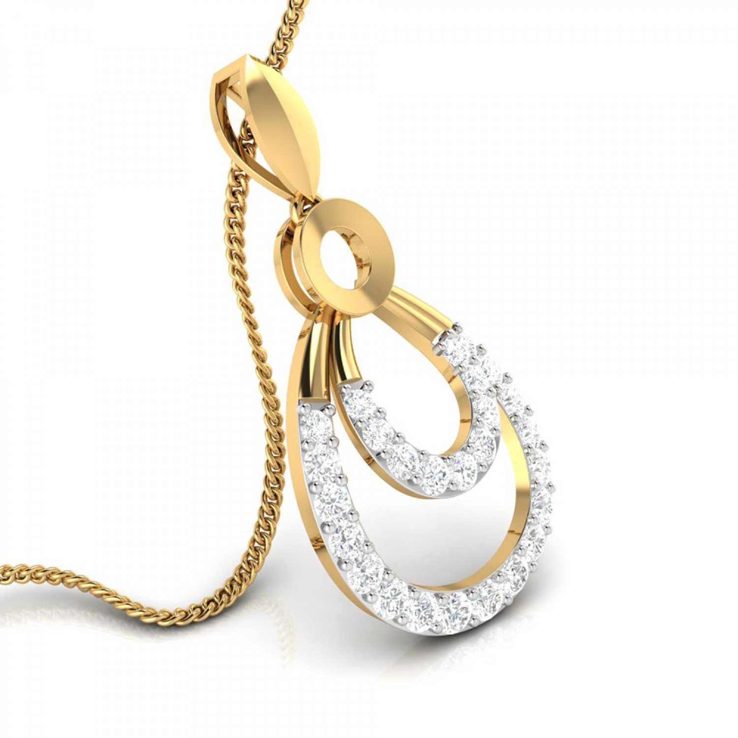 Cora Looped Diamond Pendant Cora Looped Diamond Pendant