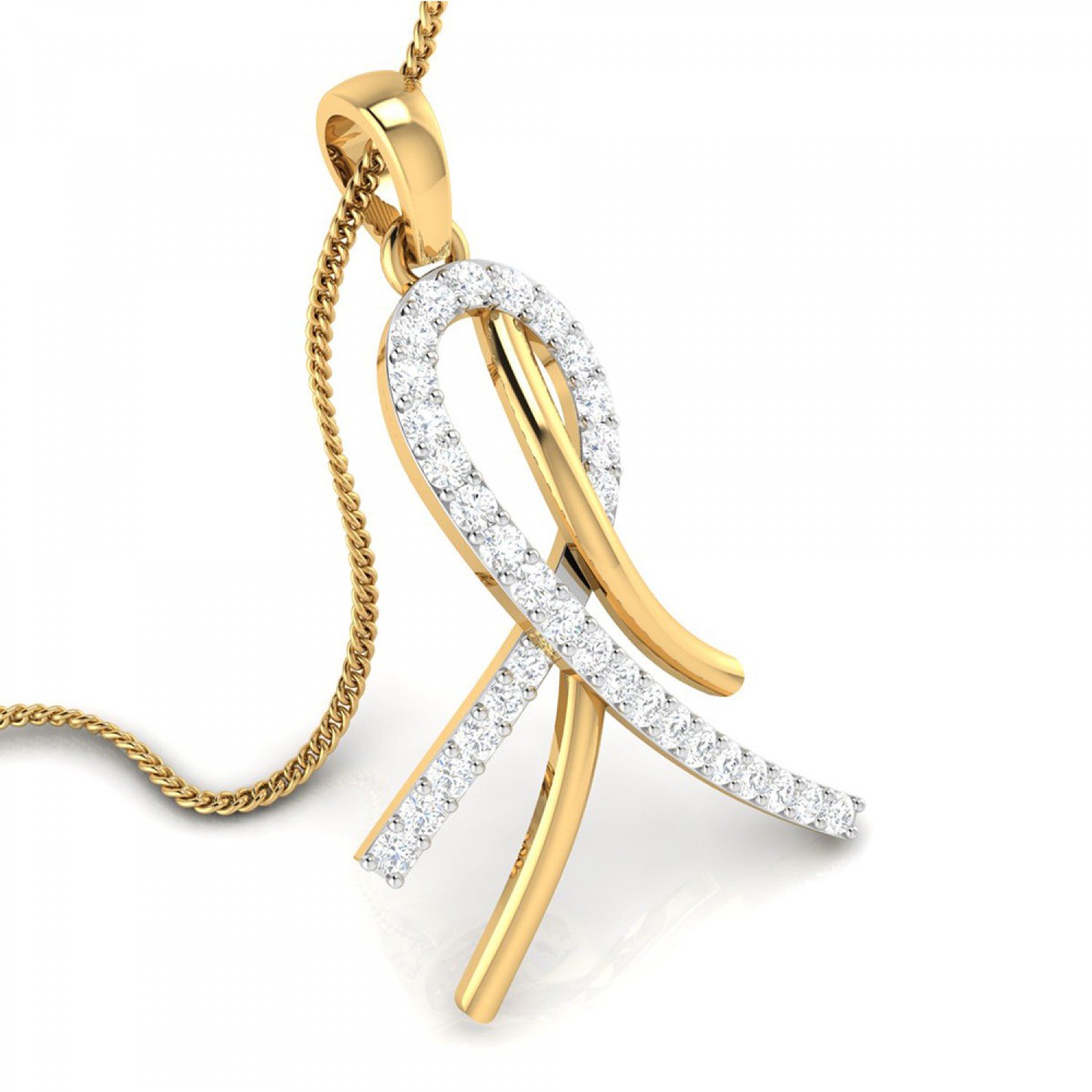 Swirl Fadona Diamond Pendant Swirl Fadona Diamond Pendant