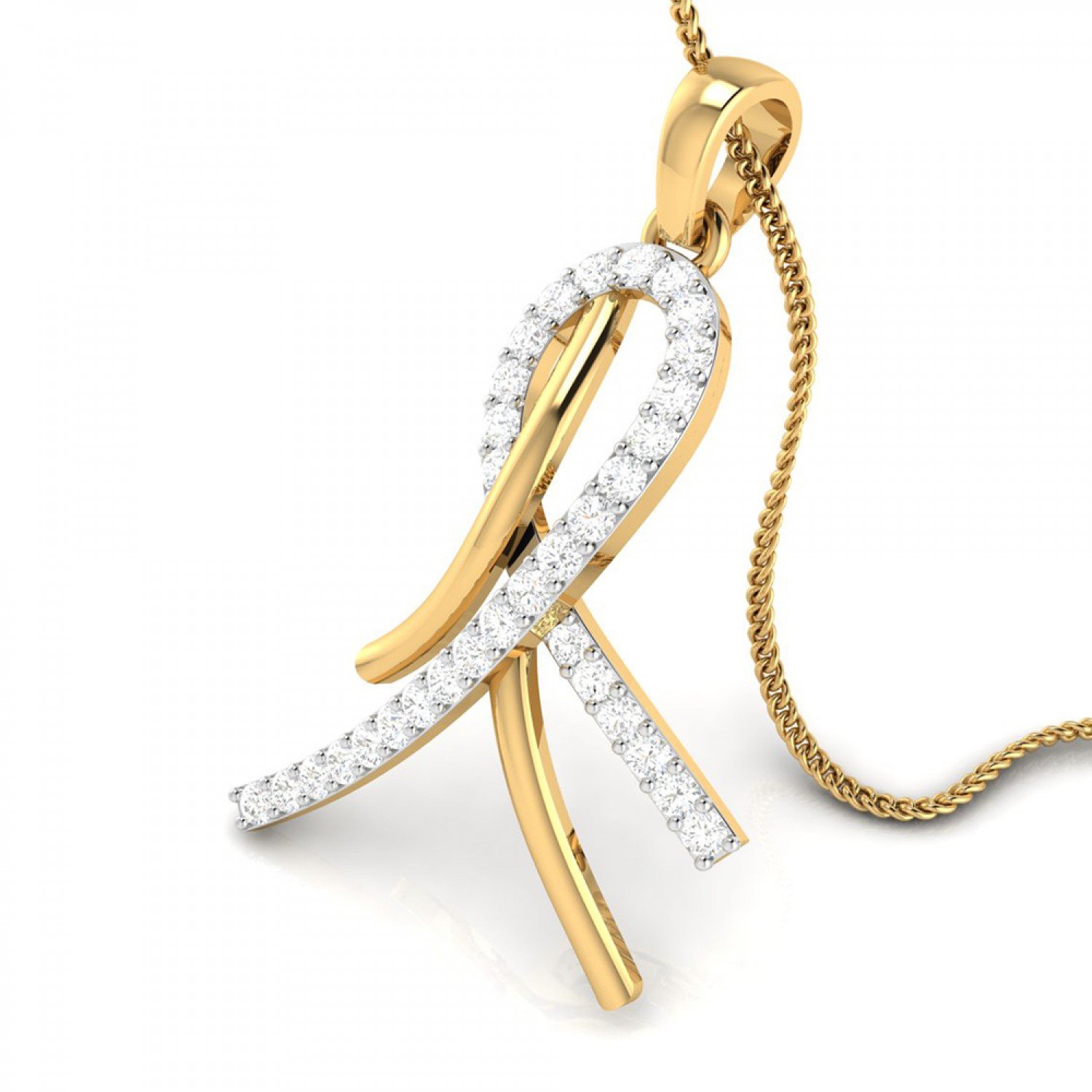 Swirl Fadona Diamond Pendant Swirl Fadona Diamond Pendant