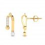 Swirl Spread Diamond Earrings