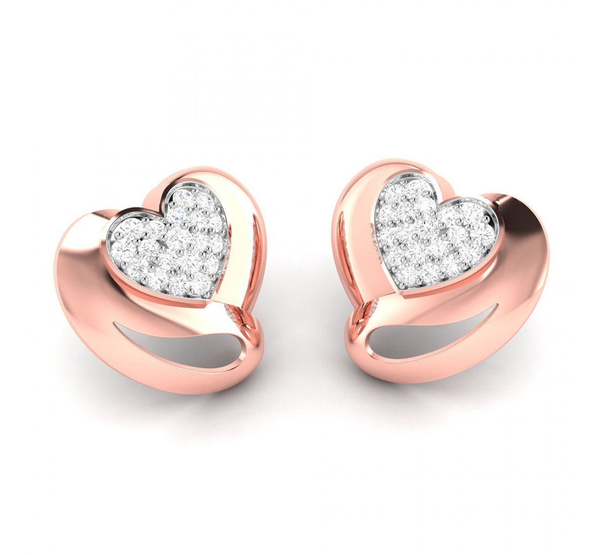 Mesh Diamond Earrings