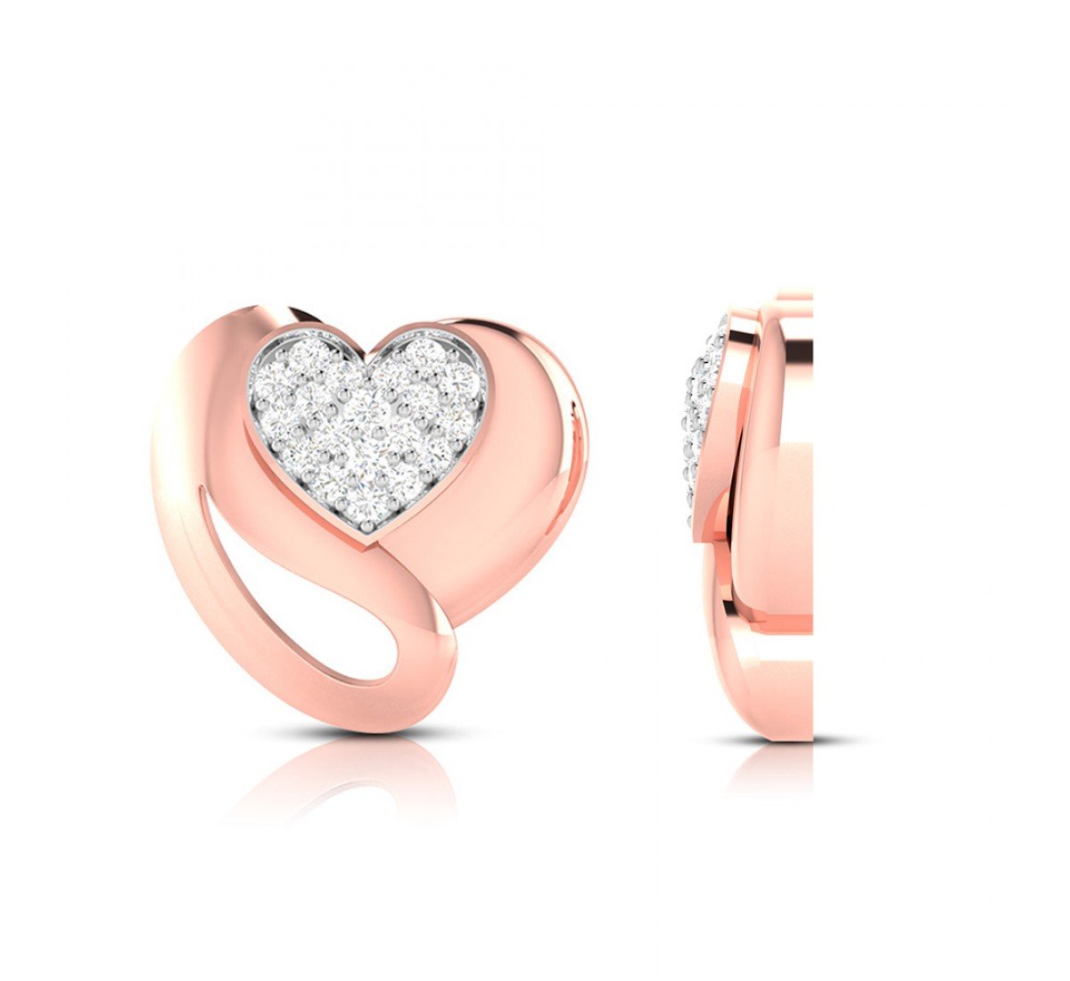 Mesh Diamond Earrings