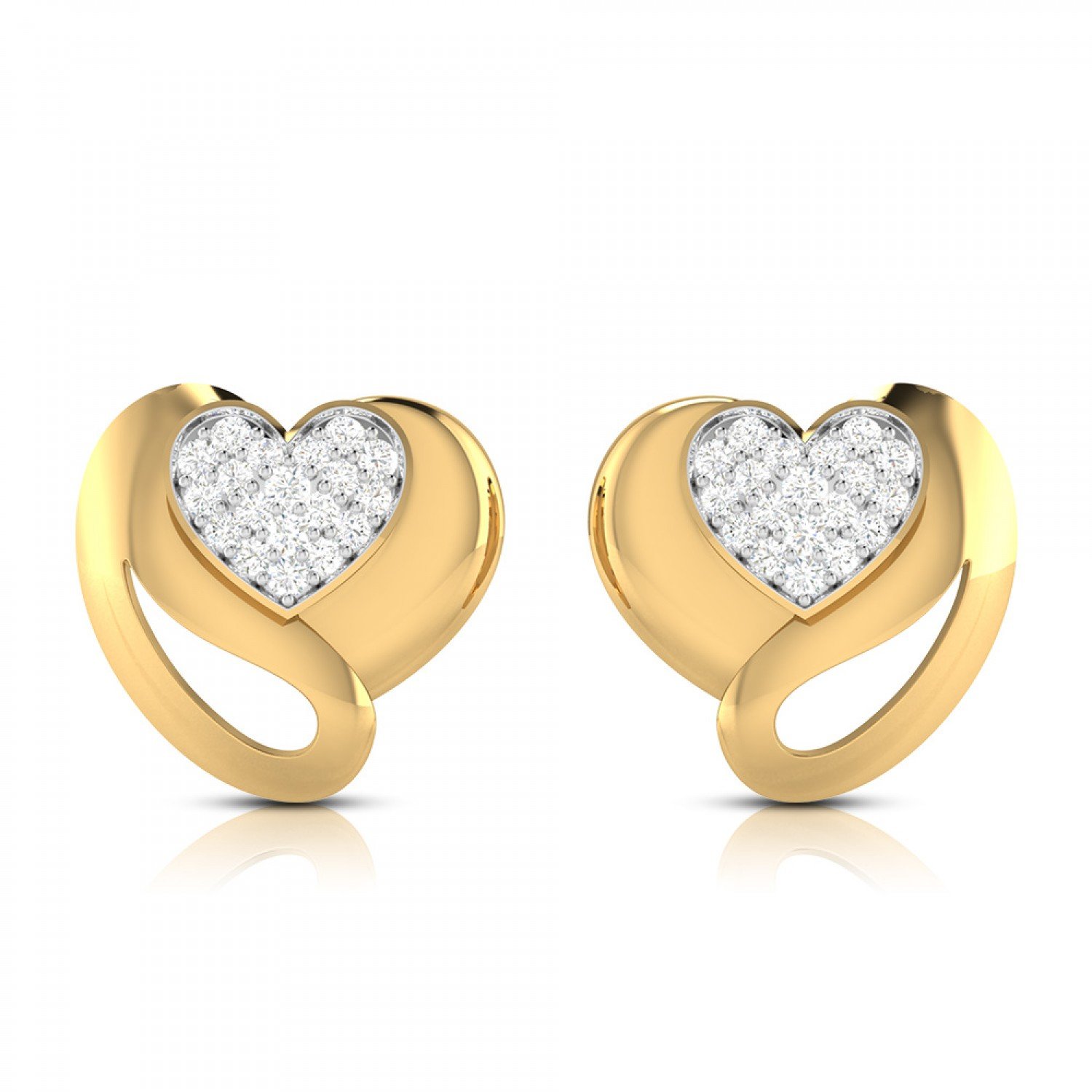 Mesh Diamond Earrings