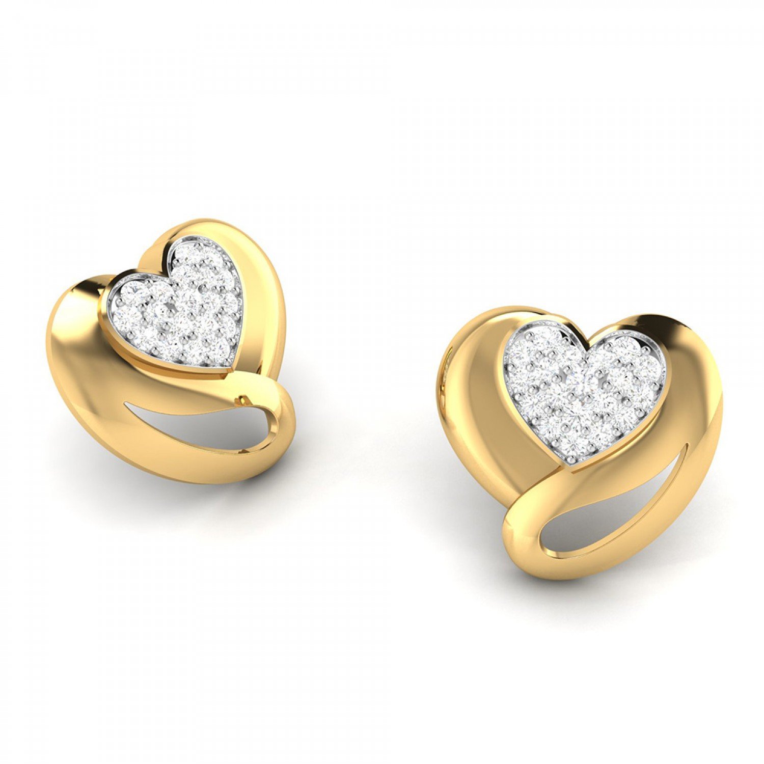 Mesh Diamond Earrings Mesh Diamond Earrings