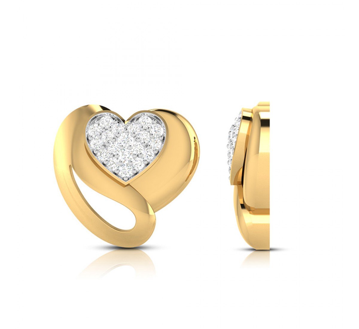 Mesh Diamond Earrings