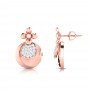 Quad Mesh Diamond Earrings