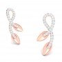 Lattice Iris Diamond Earrings
