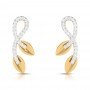 Lattice Iris Diamond Earrings
