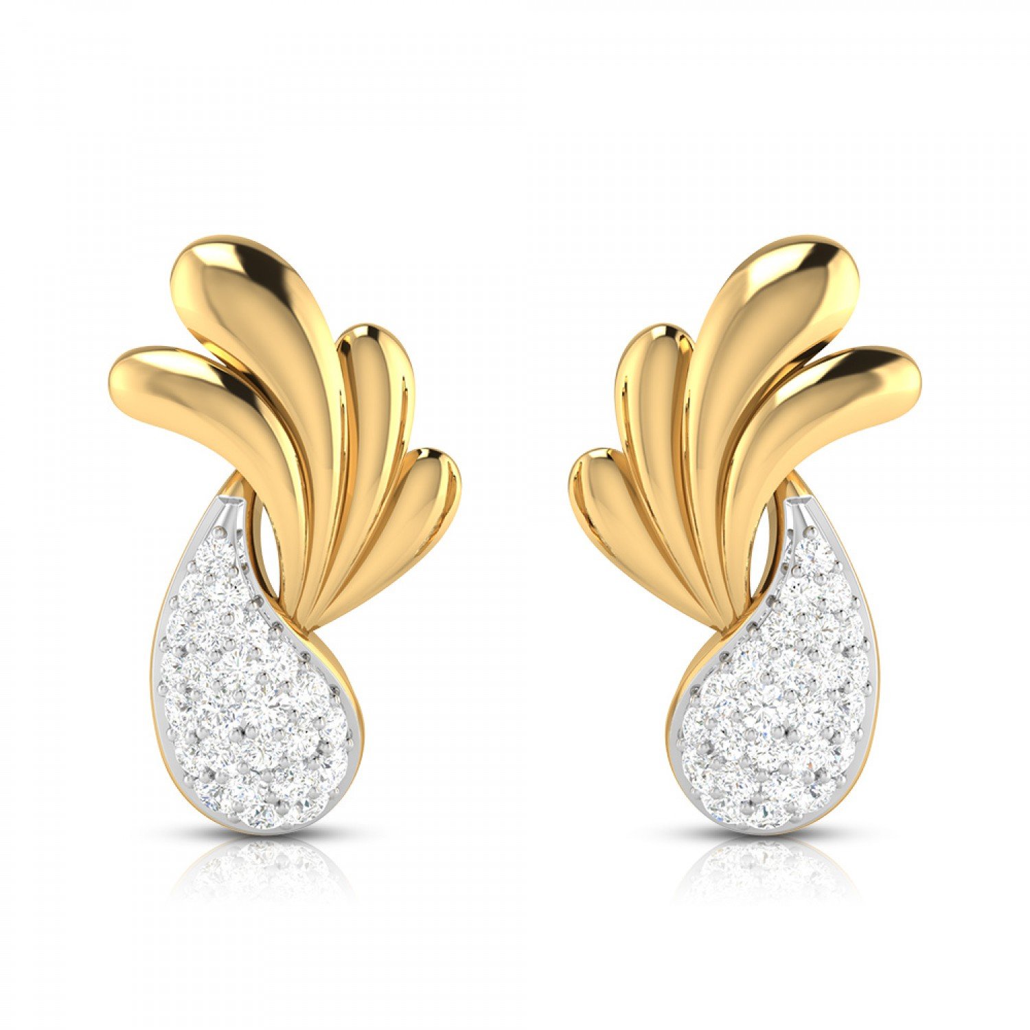 Jane Hammered Diamond Earrings Jane Hammered Diamond Earrings