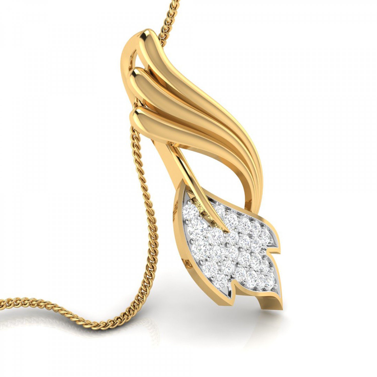Inter Twisted Diamond Pendant Inter Twisted Diamond Pendant
