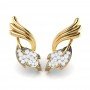 Ovate Cutout Diamond Earrings