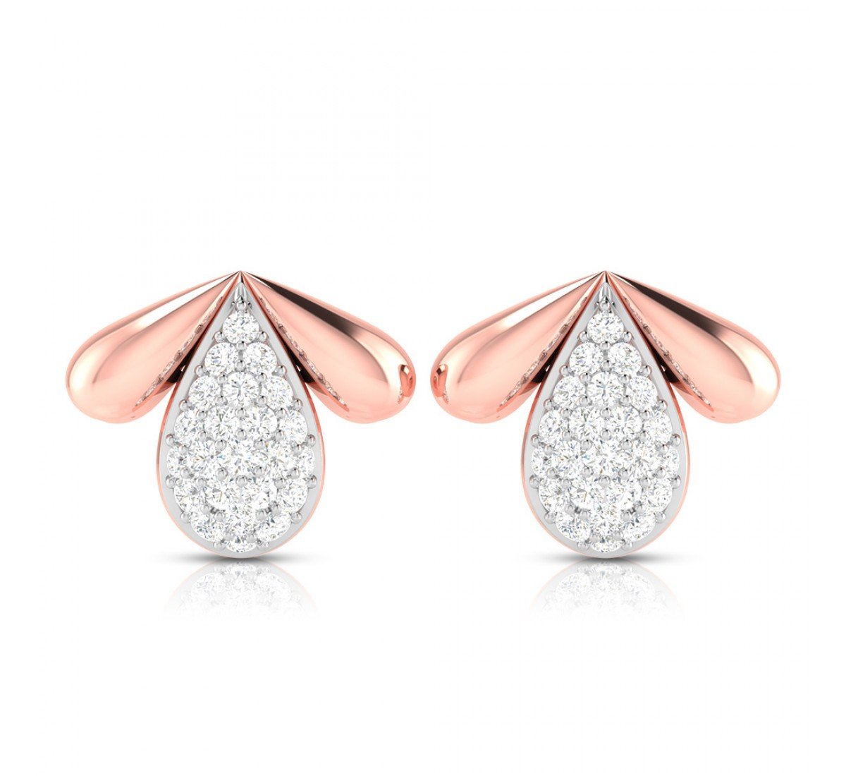 Jose Spiral Diamond Earrings