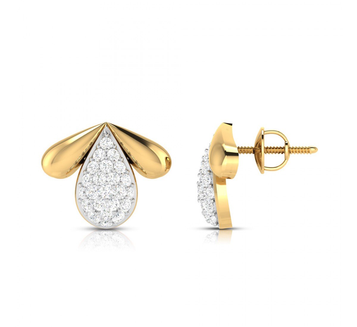 Jose Spiral Diamond Earrings