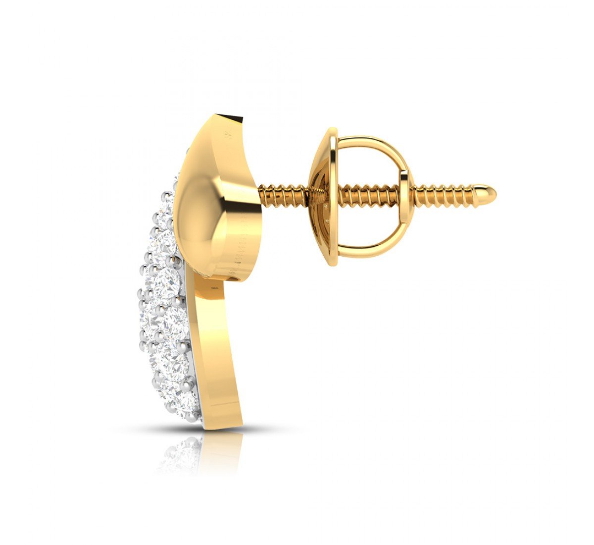 Jose Spiral Diamond Earrings