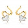 Spiral Diamond Earrings