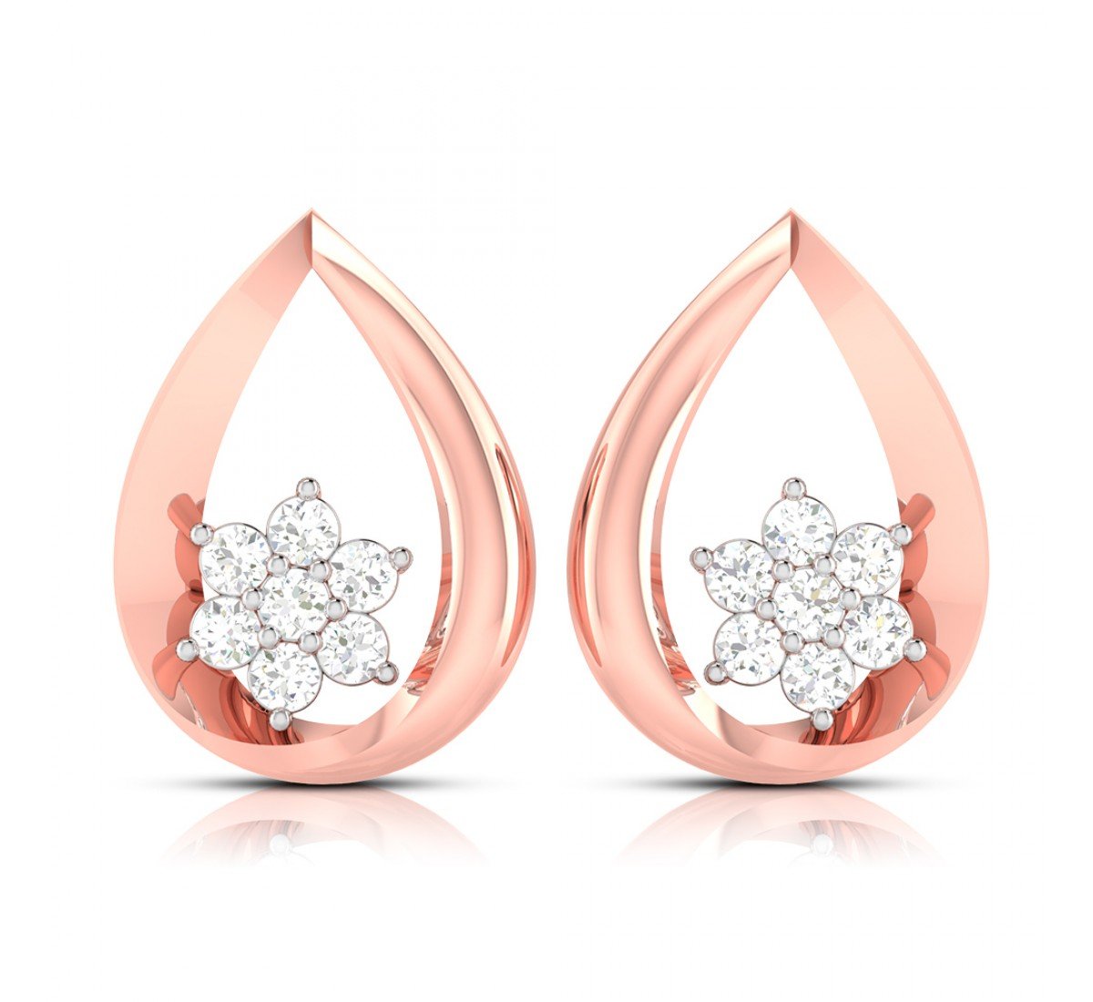 Petal Carpet Diamond Earrings