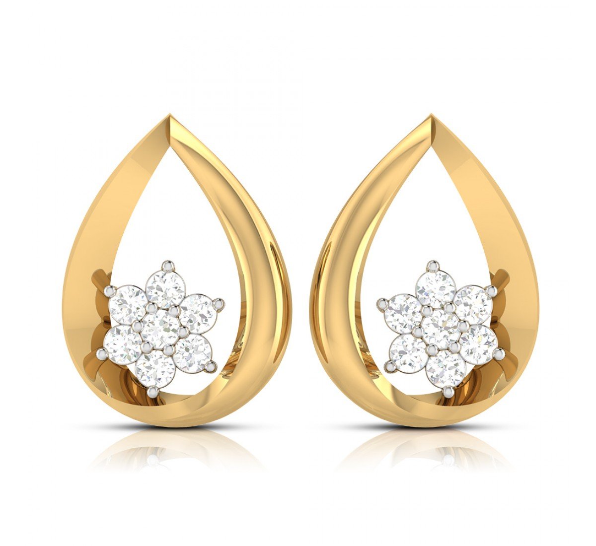 Petal Carpet Diamond Earrings