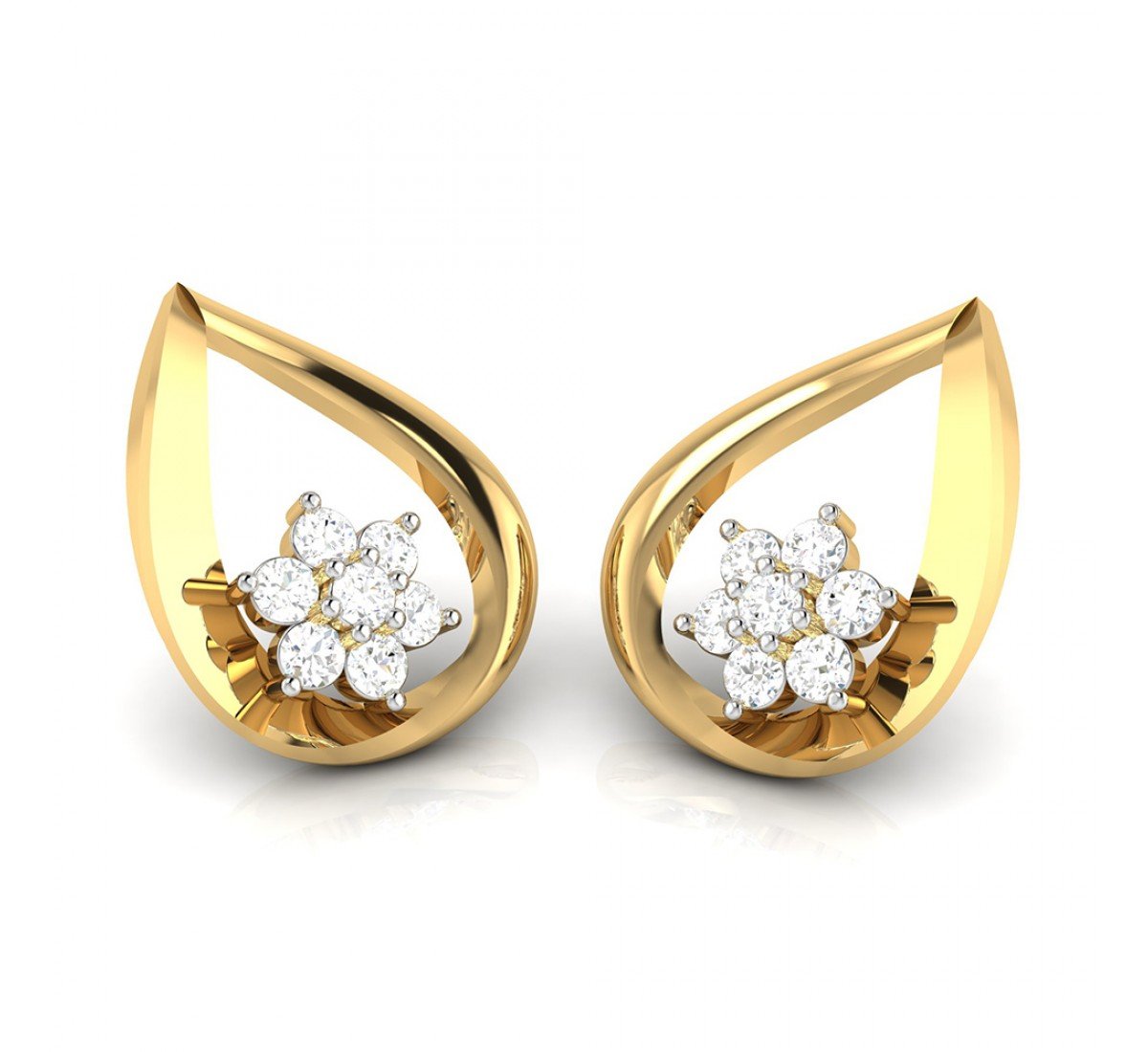 Petal Carpet Diamond Earrings