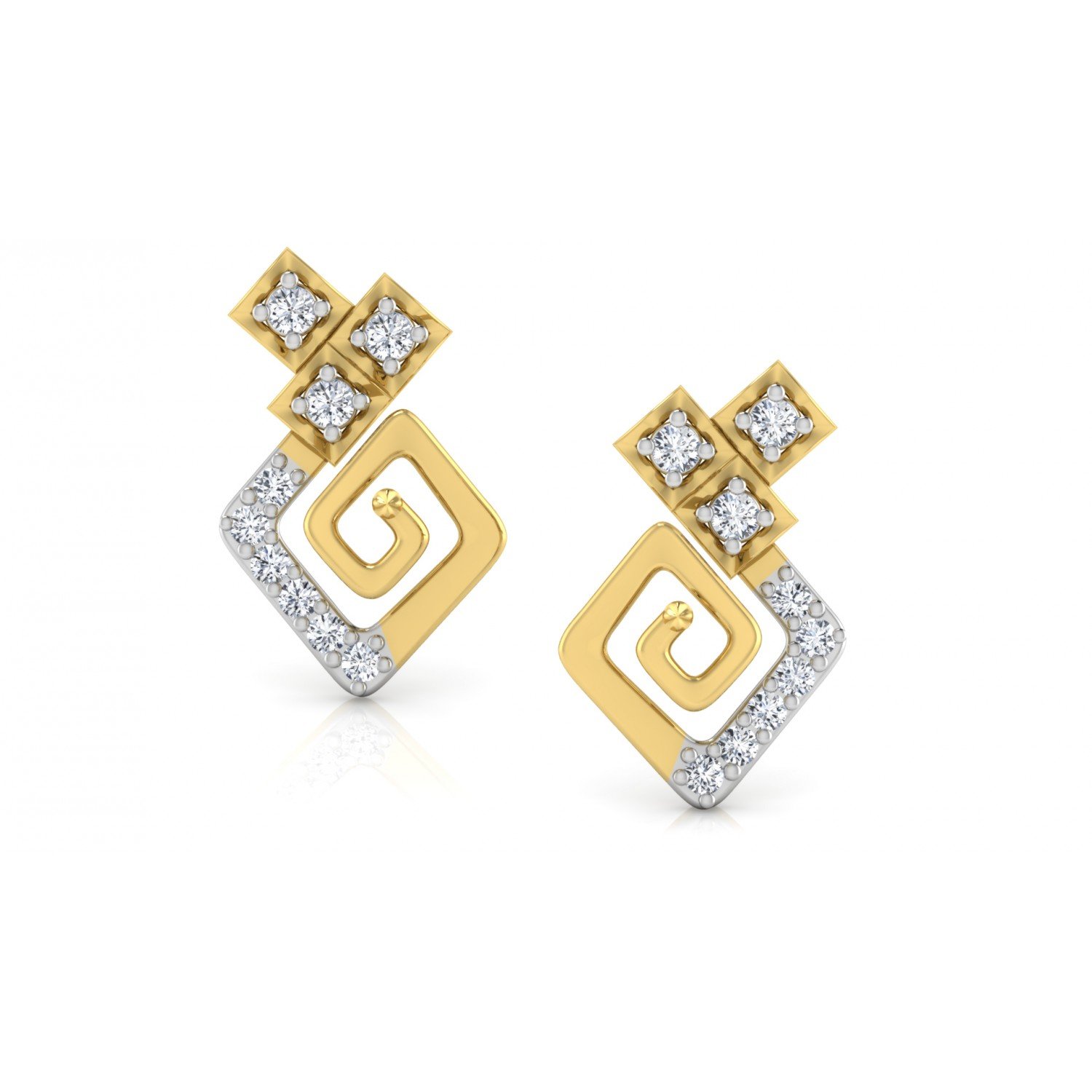 Octane Floral Diamond Earrings Octane Floral Diamond Earrings
