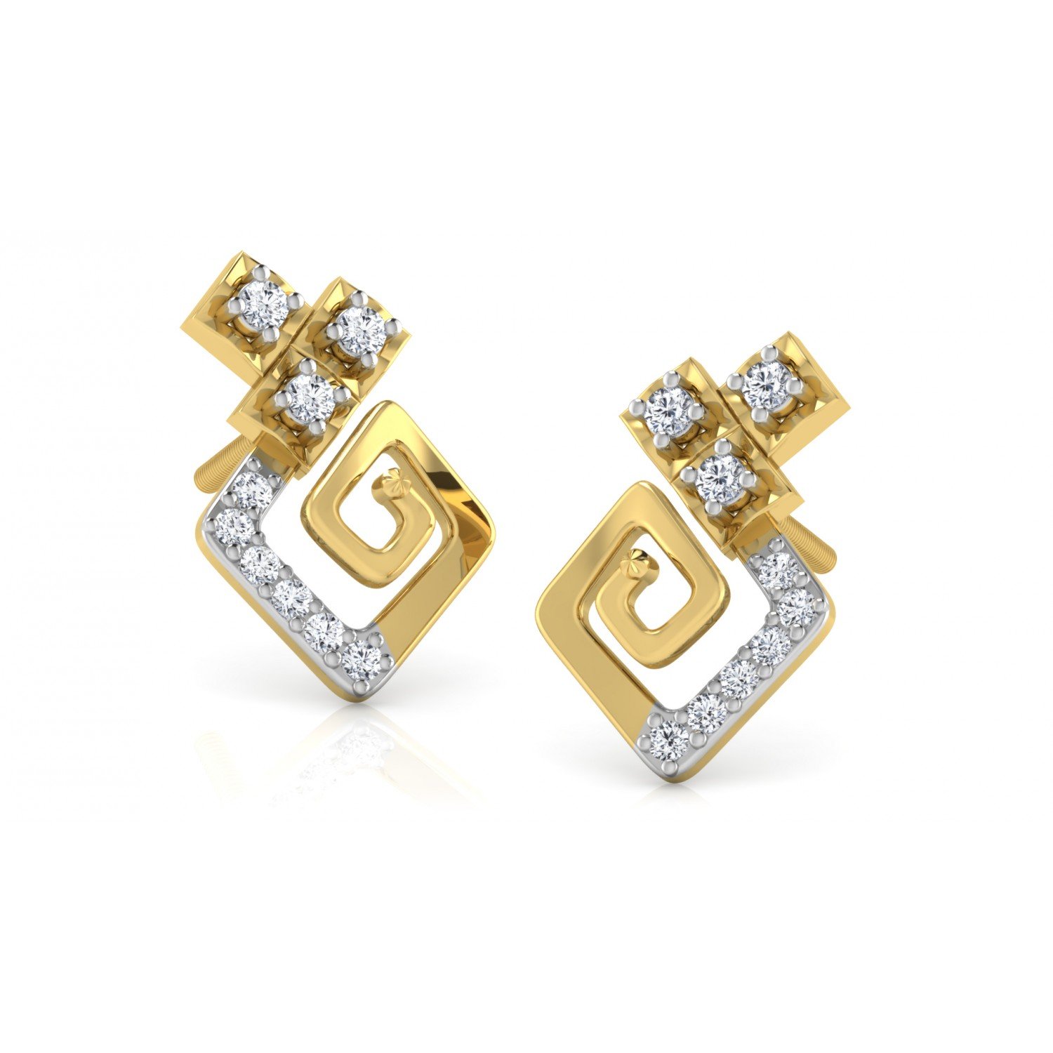 Octane Floral Diamond Earrings Octane Floral Diamond Earrings