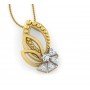 Twisted Diamond Pendant