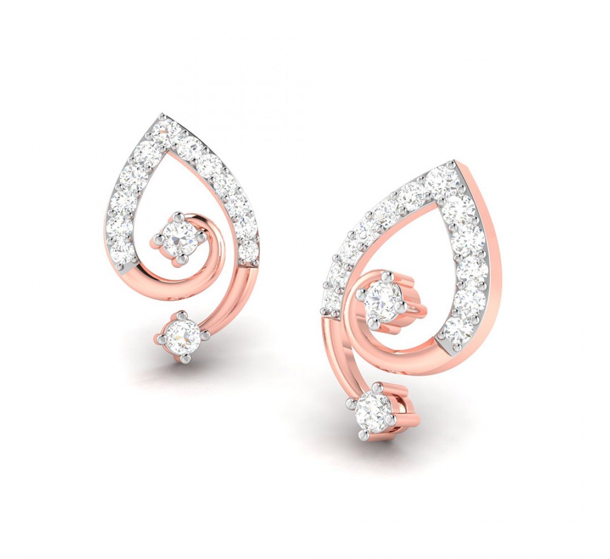 Sleek Diamond Earrings