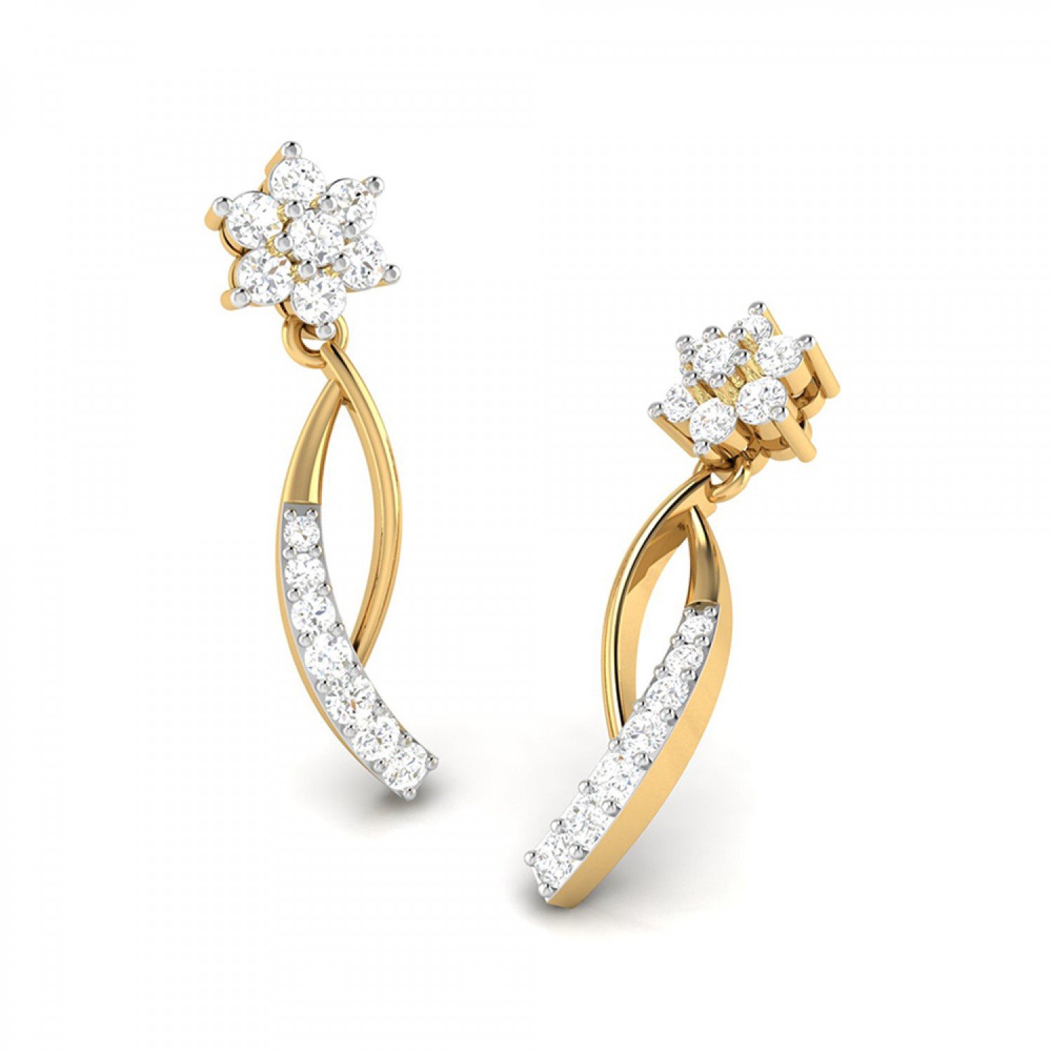 Cute Beauty Diamond Earrings