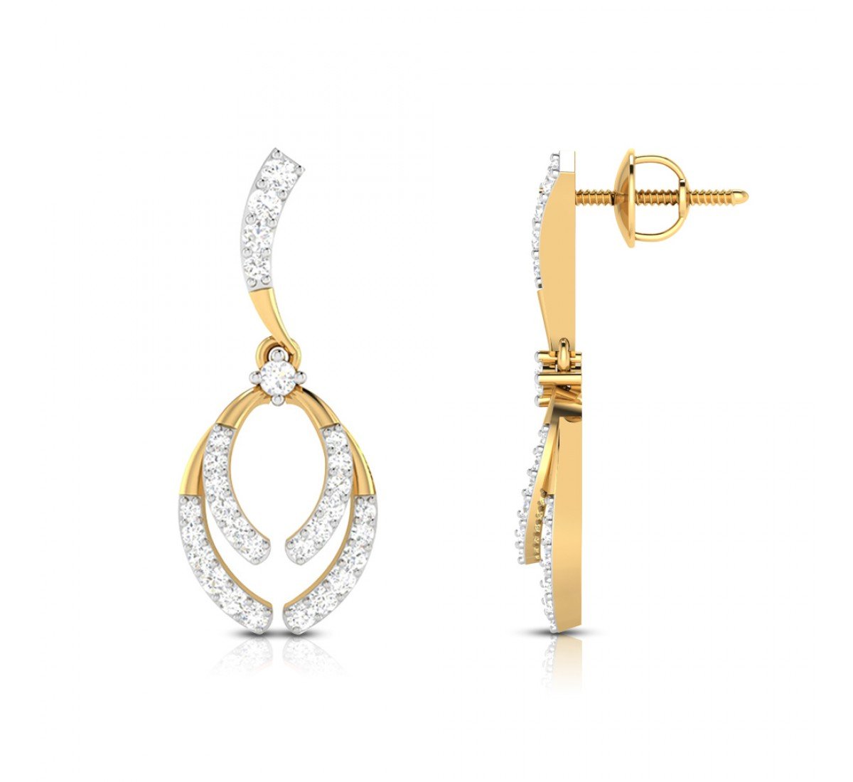 Begonia Dame Diamond Earrings