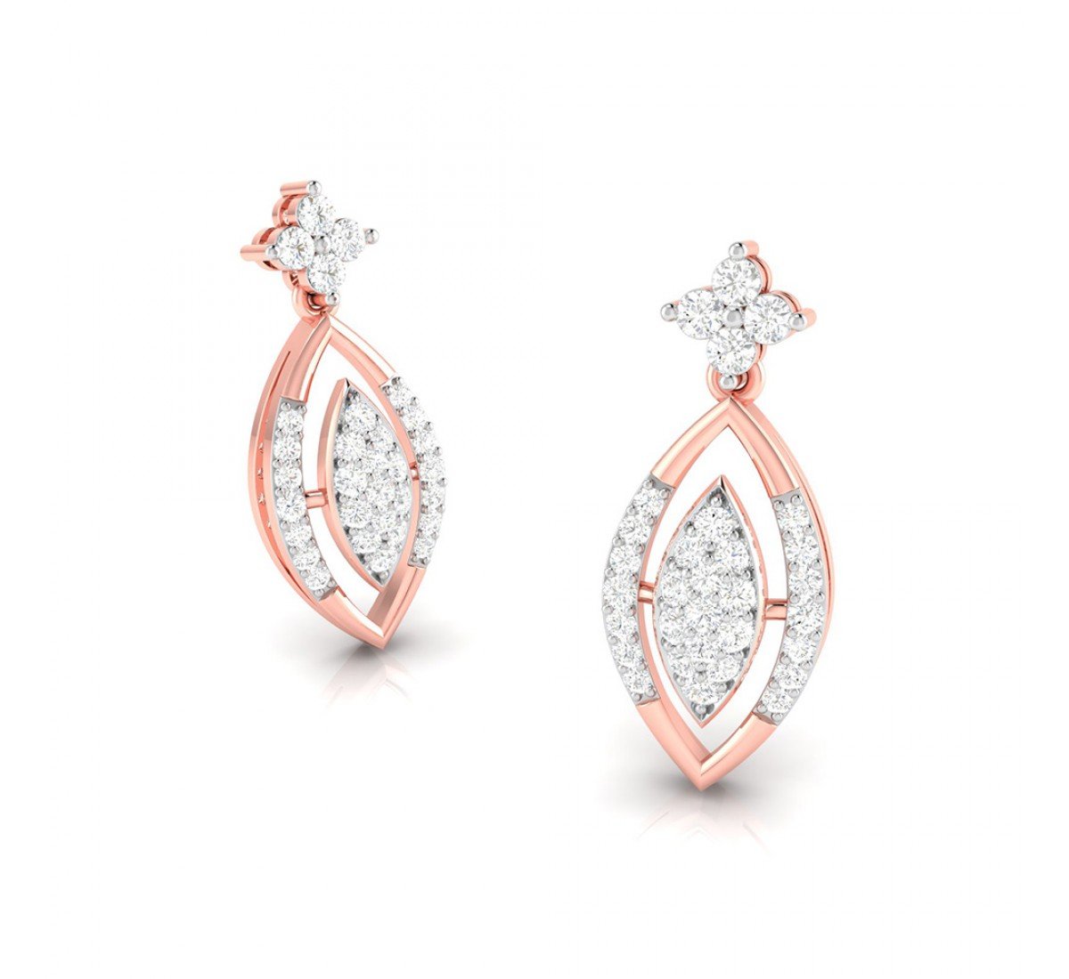 Kriya Drop Diamond Earrings