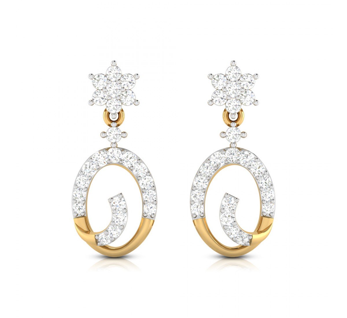Amour Drop Diamond Earrings