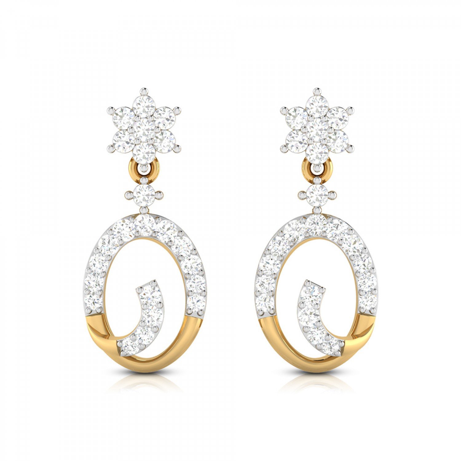Amour Drop Diamond Earrings