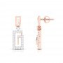 Begonia Drop Diamond Earrings