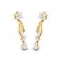 Lila Drop Diamond Earrings