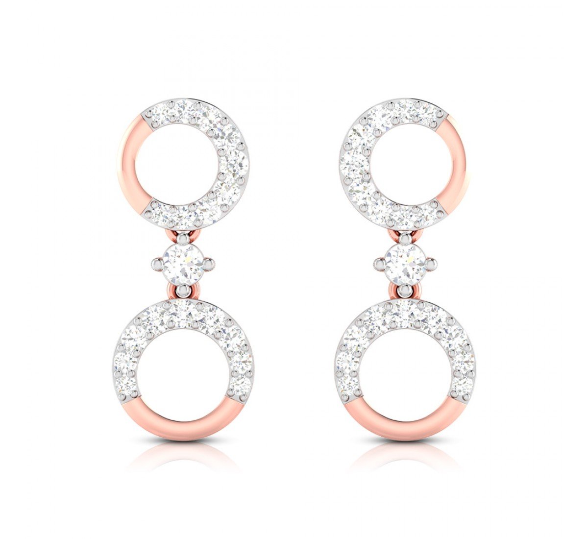 Pleasing Drop Diamond Earrings