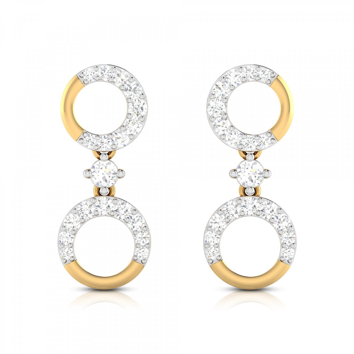 Pleasing Drop Diamond Earrings