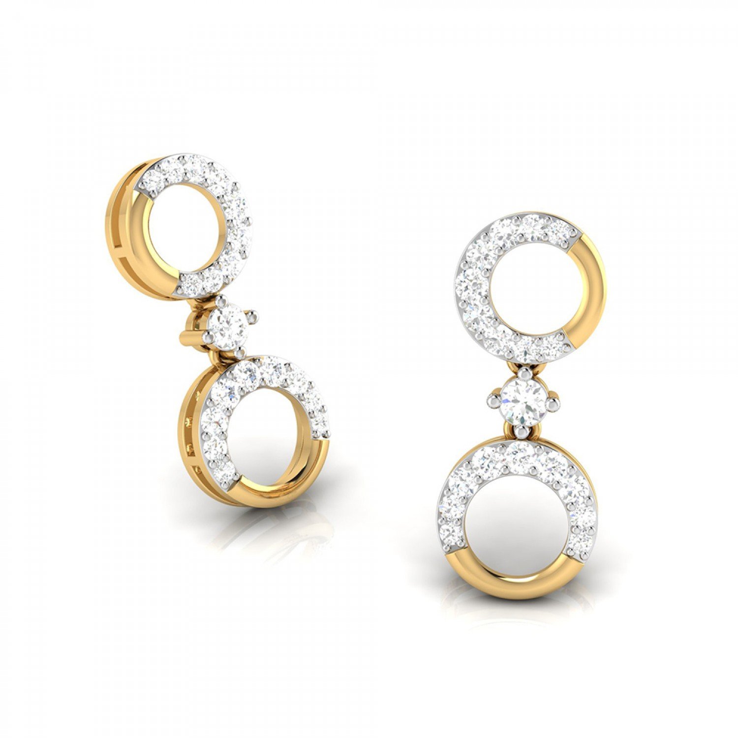 Pleasing Drop Diamond Earrings