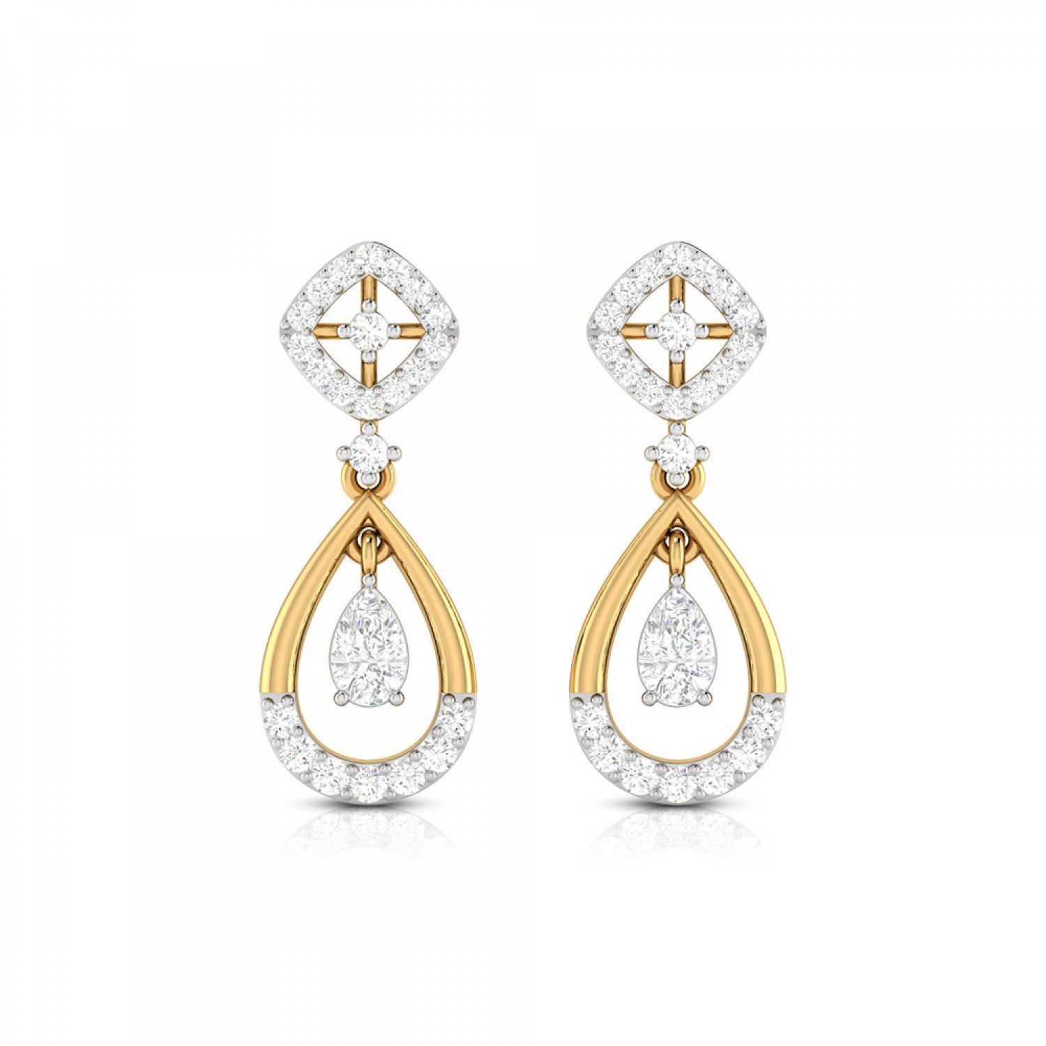 Imperial Drop Diamond Earrings
