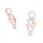 Swirl Lara Diamond Earrings