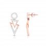 Swirl Lara Diamond Earrings