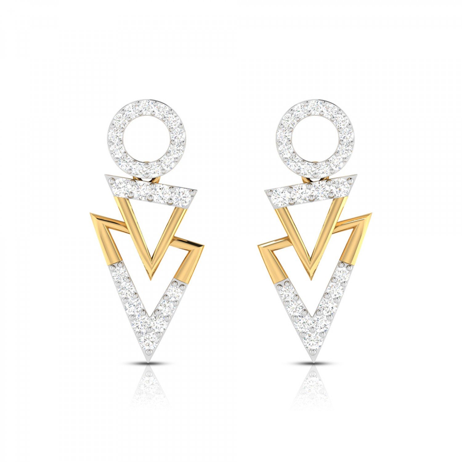 Swirl Lara Diamond Earrings