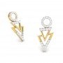 Swirl Lara Diamond Earrings