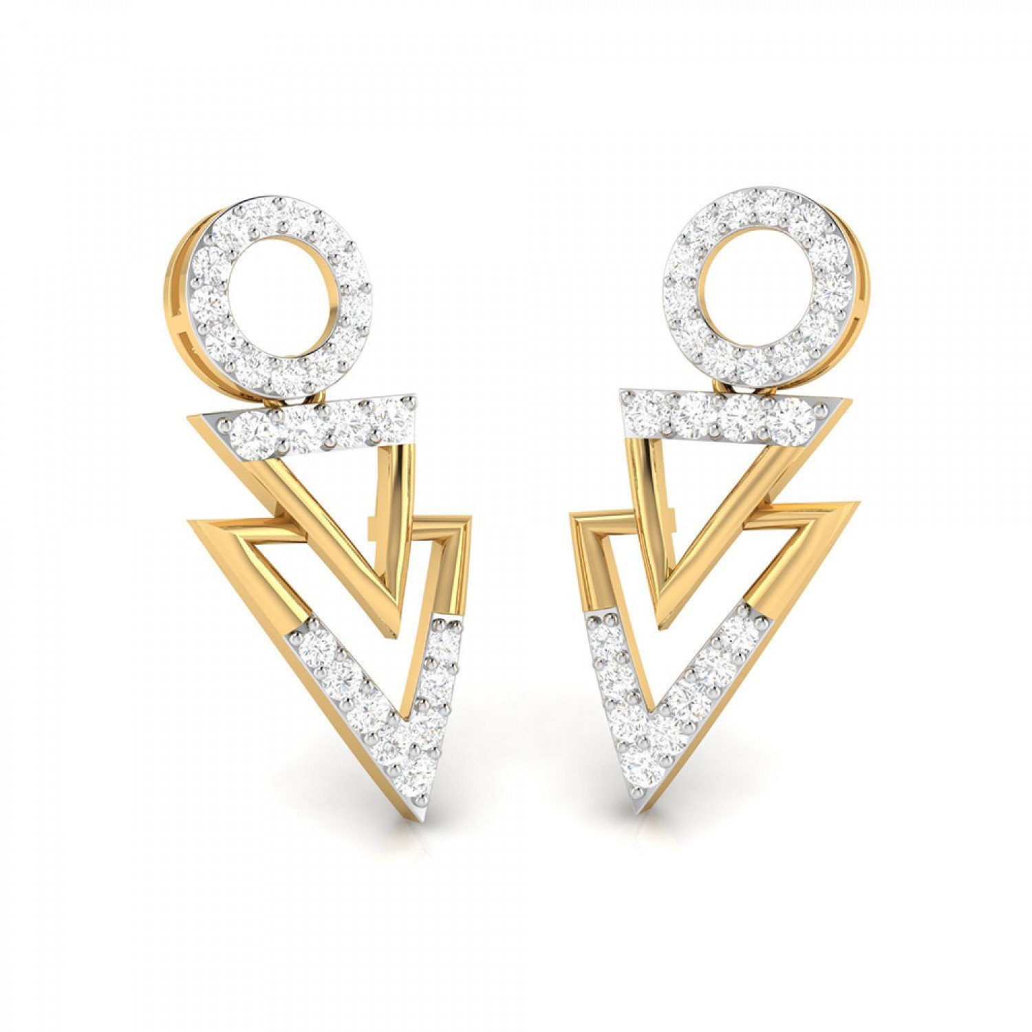 Swirl Lara Diamond Earrings