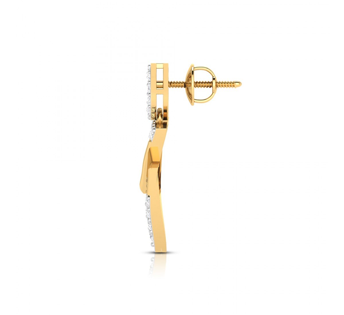 Swirl Lara Diamond Earrings