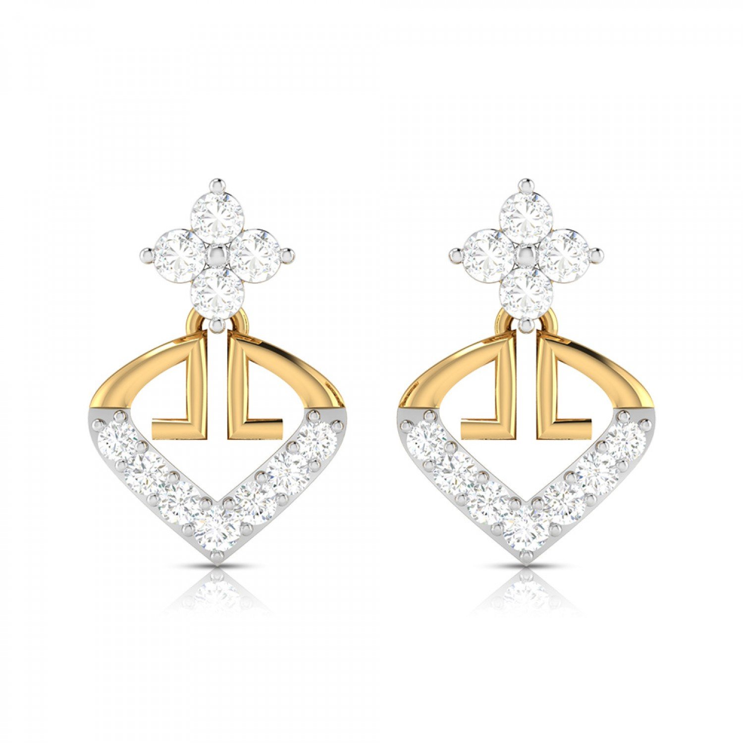 Lara Drop Diamond Earrings
